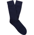 Corgi - Pembroke Mercerised Cotton-Blend Socks - Blue