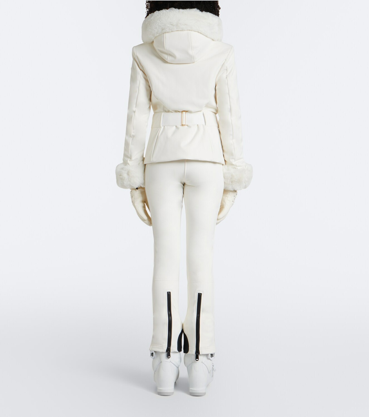 Goldbergh Prezioso belted hooded technical ski jacket