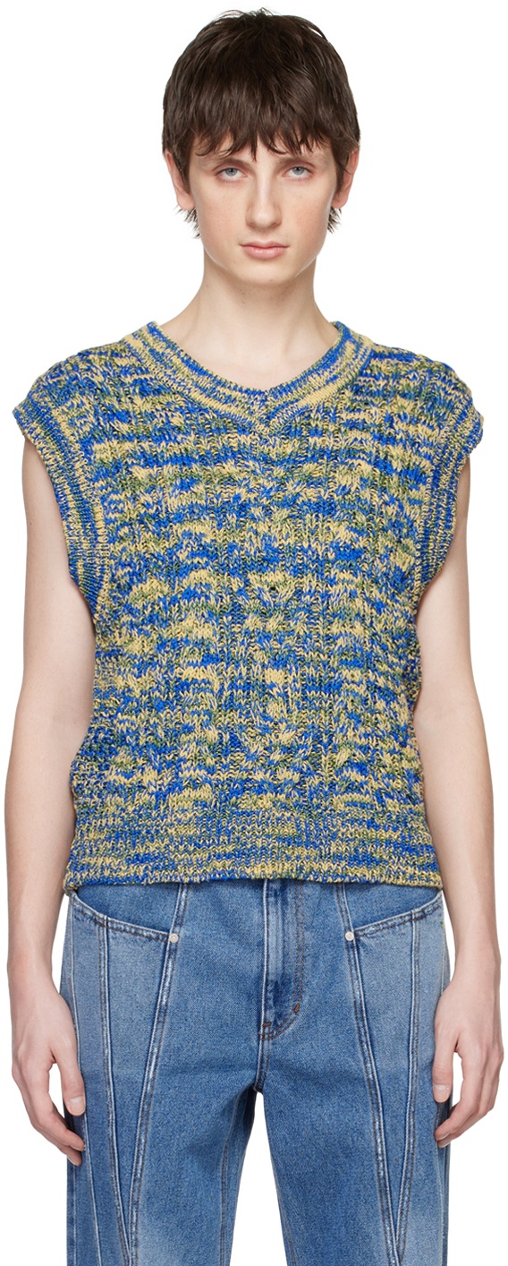 Andersson Bell Blue & Yellow Otreto Vest Andersson Bell