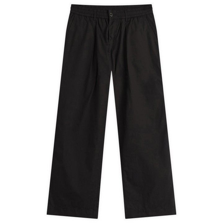 Photo: Universal Works Men's Broadcloth Oxford Pant in Black