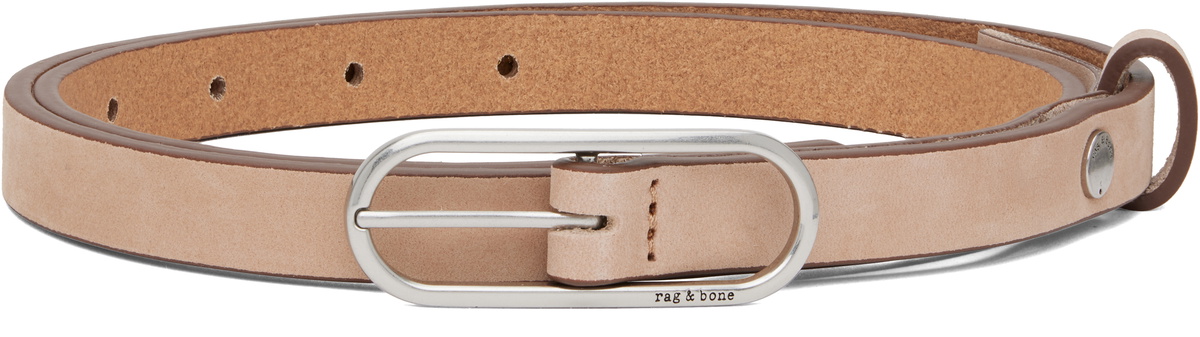 rag & bone Gray Porto Belt Rag and Bone