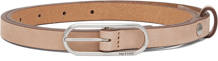 Photo: rag & bone Beige Baby Rounded Rebound Belt