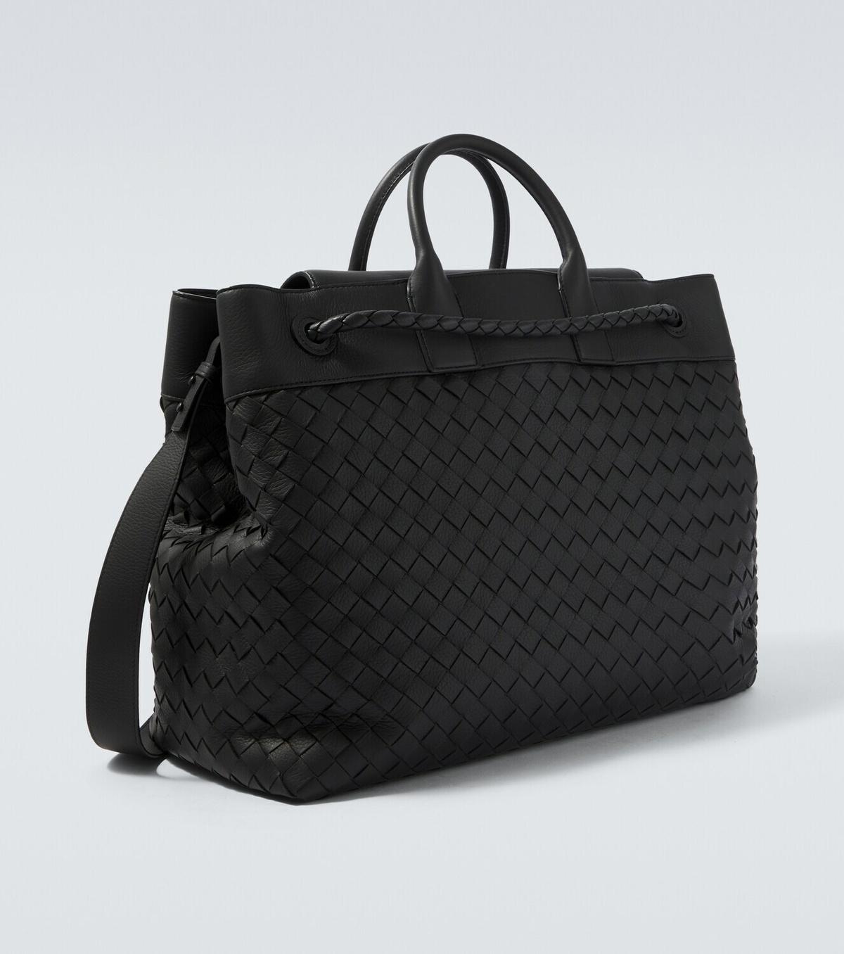 Bottega Veneta Intrecciato leather duffel bag