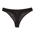 Land of Women Black Mesh Thong