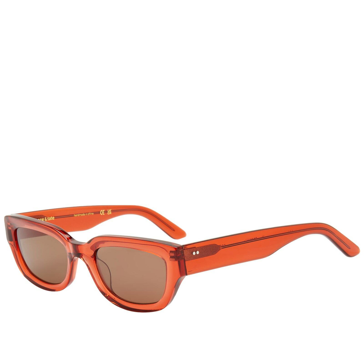 Ace & Tate Women's Kiki Sunglasses in Bitter Vermilion