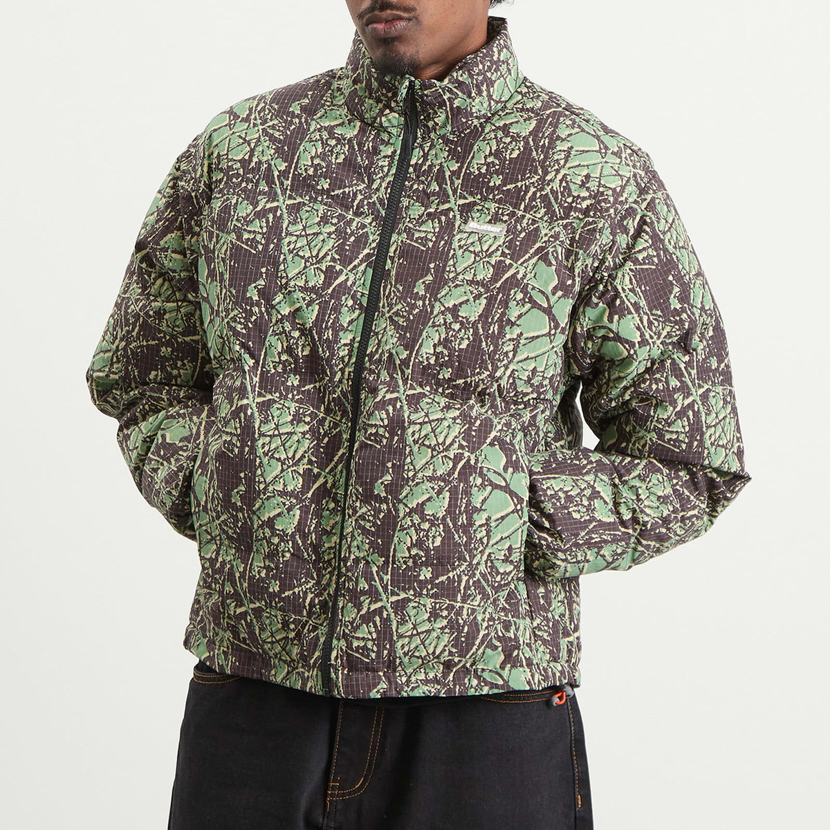 Butter Goods Men's Endure Puffer Jacket in Woods Camo