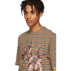 Loewe Red and Beige Striped Clay Pot T-Shirt
