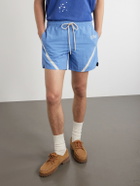 Cherry Los Angeles - Logo-Printed Woven Straight-Leg Shorts - Blue