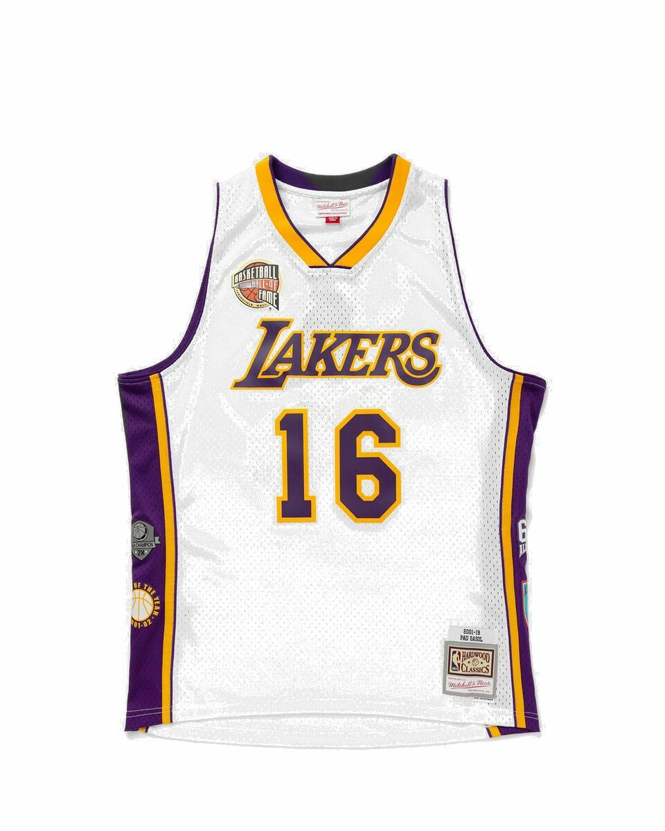 Photo: Mitchell & Ness Nba Swingman Jersey Los Angeles Lakers Hall Of Fame Pau Gasol #16 Multi - Mens - Jerseys