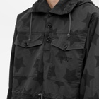 Awake NY Men's Stars Anorak in Chrcl&Blck