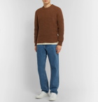 Séfr - Leth Ribbed-Knit Sweater - Brown
