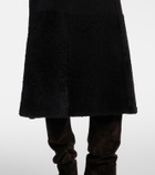 Yves Salomon Shearling maxi skirt