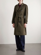Burberry - Cotton-Gabardine Trench Coat - Green