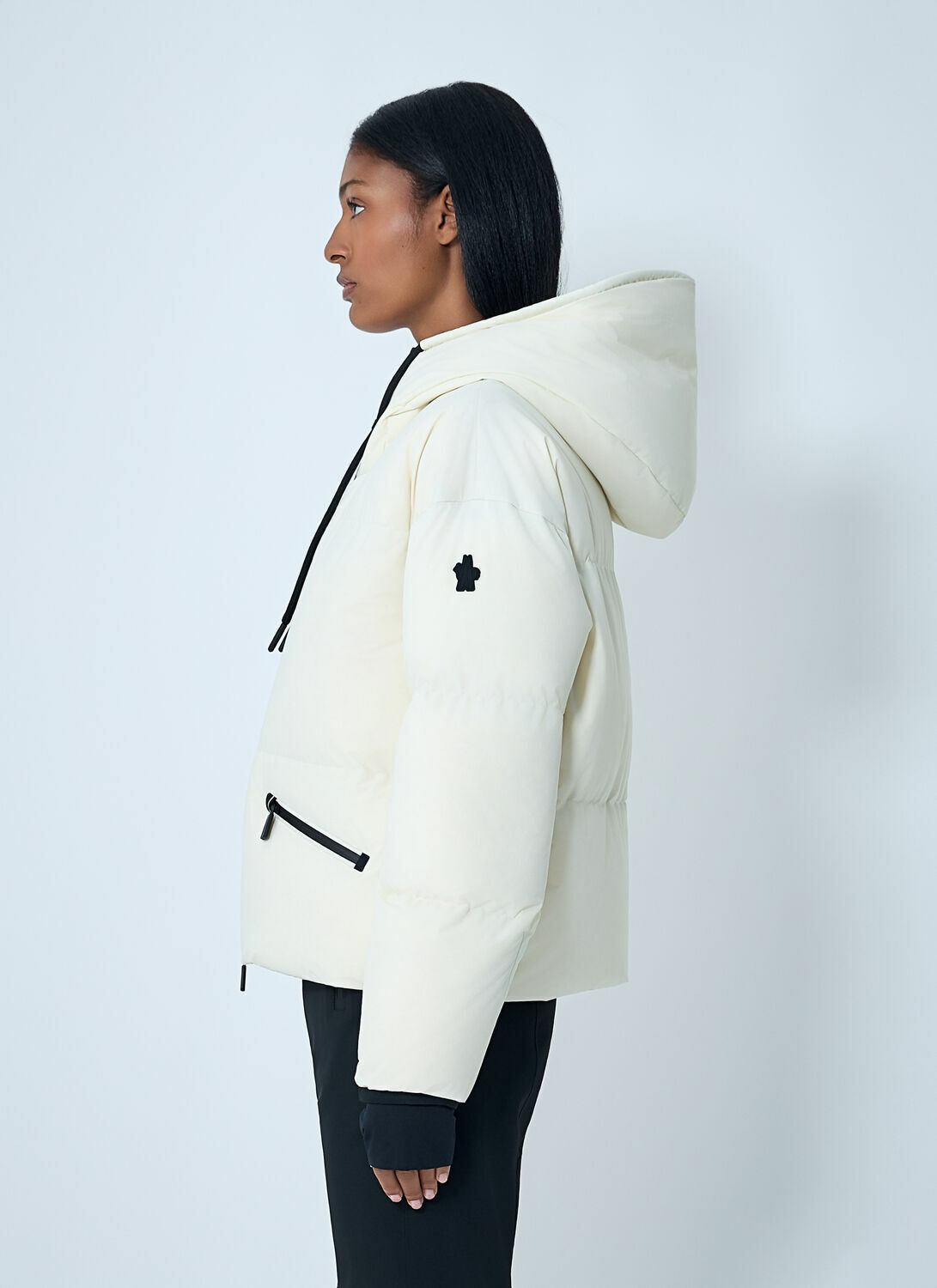 Moncler Grenoble Allesaz Hooded Short Down Jacket
