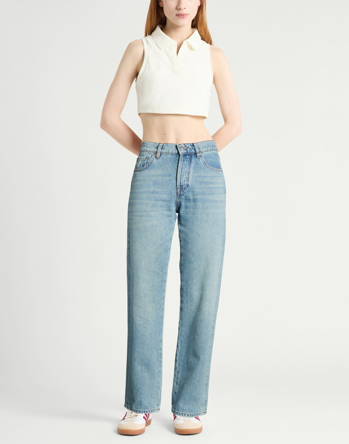 Maje Womens Jeans in Blue