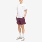 Alexander McQueen Men's Dots Skull Swim Shorts in Indigo/Scarlet
