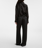 Proenza Schouler White Label Magnus crêpe wide-leg pants