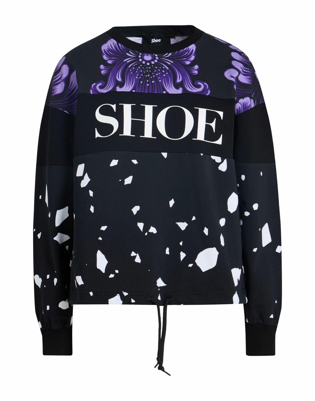 Shoe Womens Sweatshirt in Black