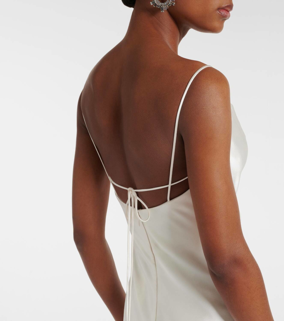 Danielle Frankel Bridal Kaia wool and silk satin gown