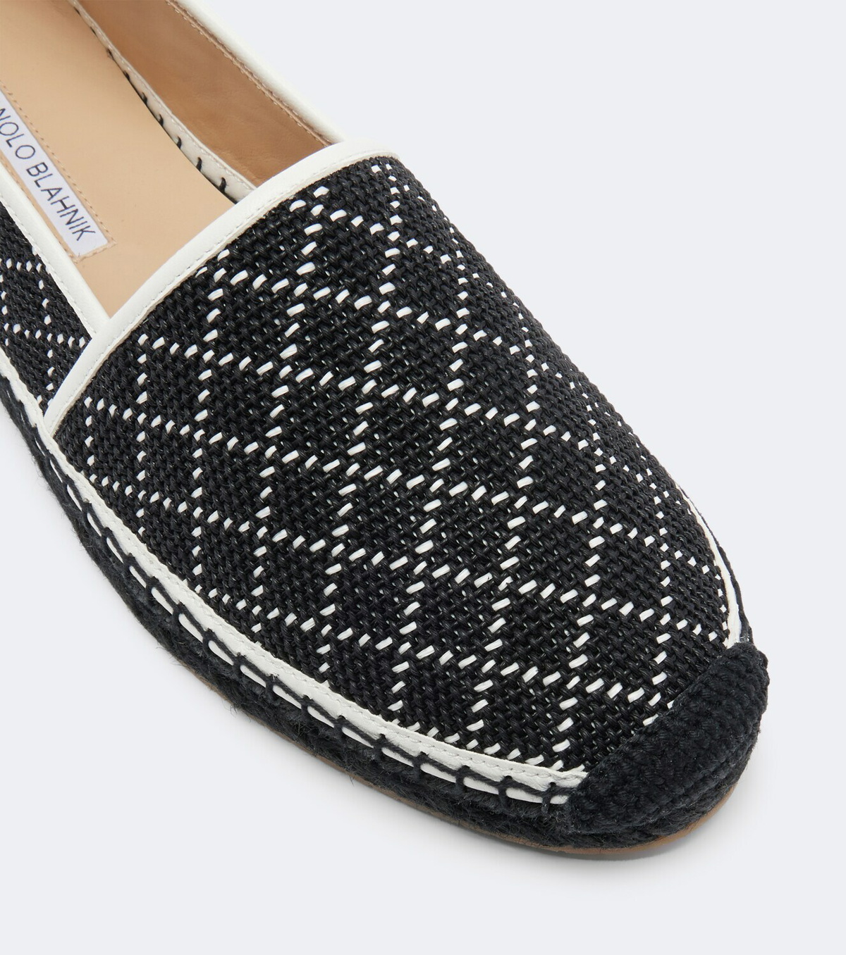 Manolo Blahnik Espadra raffia-effect espadrilles