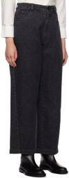 Cordera Black Straight-Leg Jeans