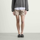 Charles Jeffrey Loverboy Women's Formal Scalloped Boxer Shorts in Beige