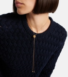 Bottega Veneta Knot gold-plated silver necklace