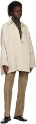 DEVEAUX NEW YORK Off-White Amari Jacket
