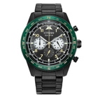 Citizen Weekender Sport Chronograph Black Dial Mens Watch CA4555-81E