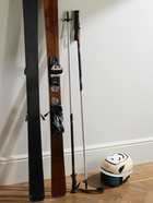 Loro Piana - Rubber and Stainless Steel Ski Poles