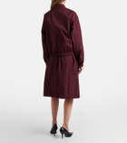 Prada Poplin midi skirt