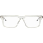 Dita Transparent & Gunmetal Lataro Glasses