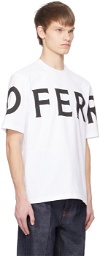 Ferragamo White Printed T-Shirt