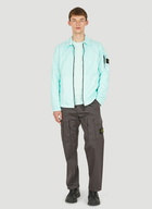 Compass Patch Jacket in Light Blue