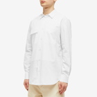 Jil Sander Men's Poplin Overshirt in White