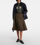 Prada Belted midi skirt