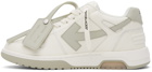 Off-White Off-White & Taupe Out Of Office Sneakers