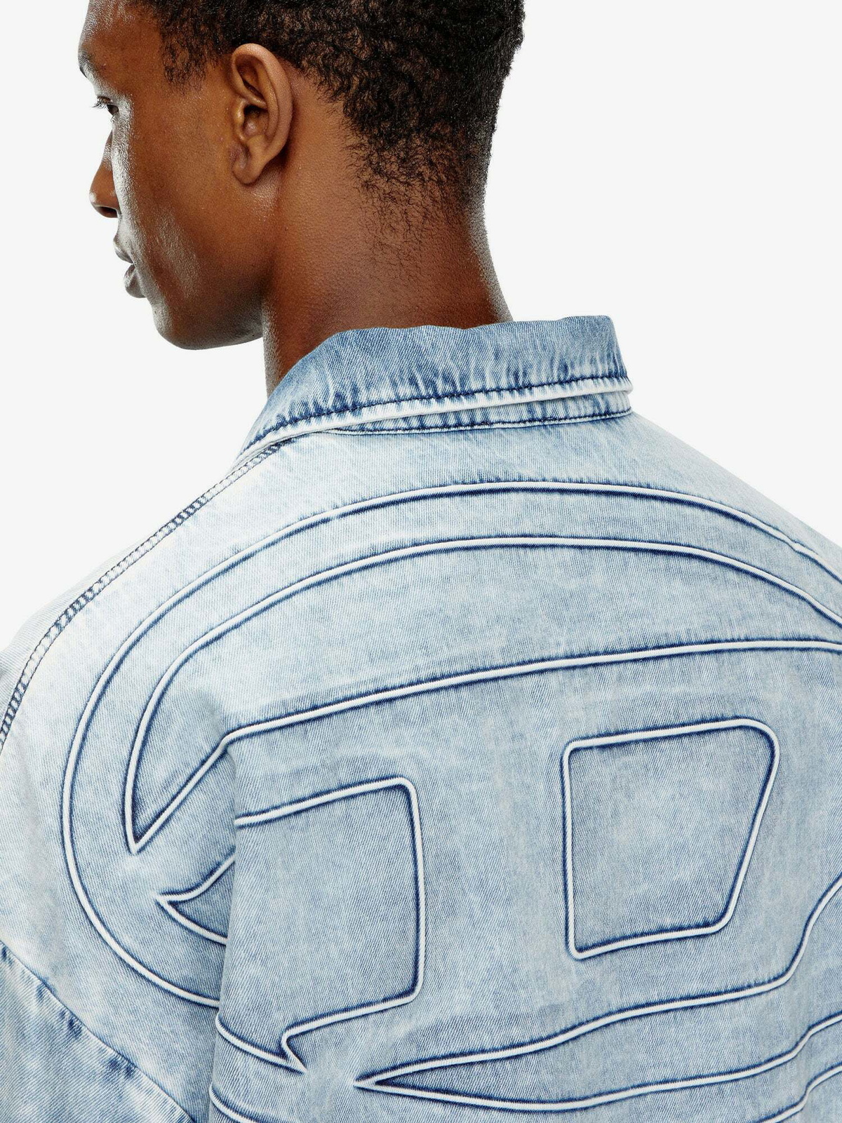 Diesel D Krap Blue Mens Jacket Diesel