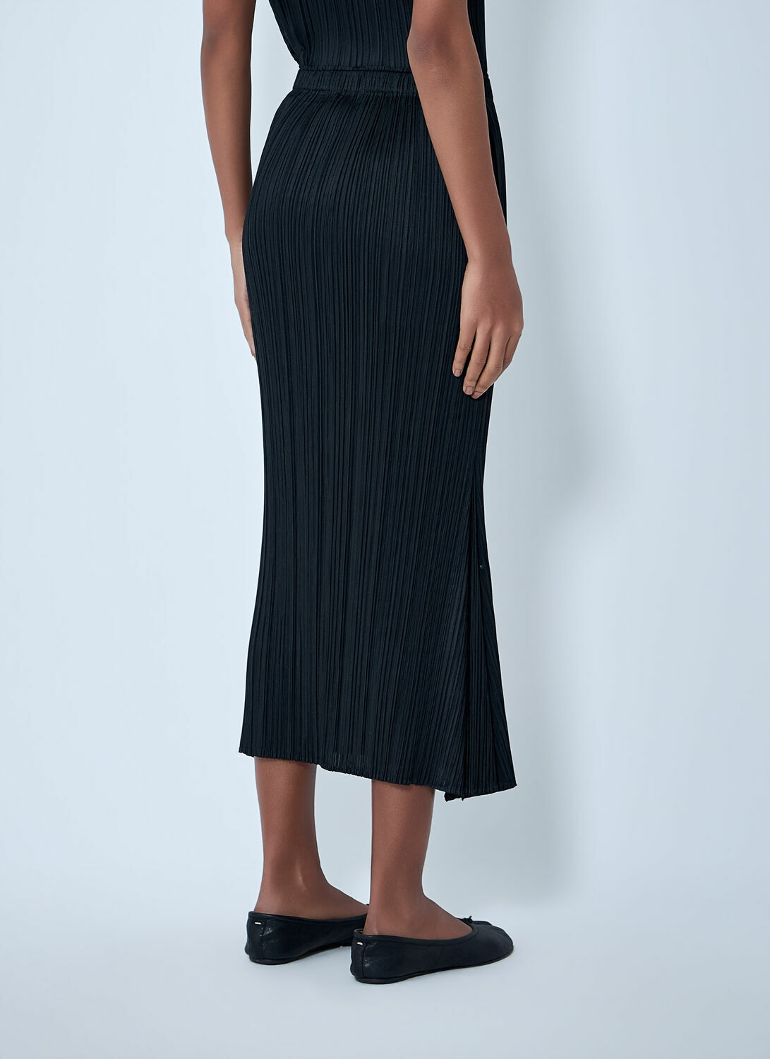 Pleats Please Issey Miyake Pleated Midi Skirt