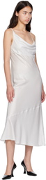 Silk Laundry Silver Carrie Midi Dress