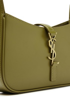 Saint Laurent Le 5 à 7 Mini Leather Shoulder bag - Olive - One Size