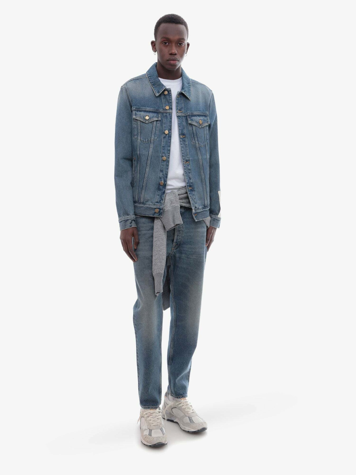 デニム・ジーパン Golden Goose Deluxe Brand Cotton Jeans GOLDEN GOOSE DELUXE BRAND Made in Italy Slim Tapered Denim
