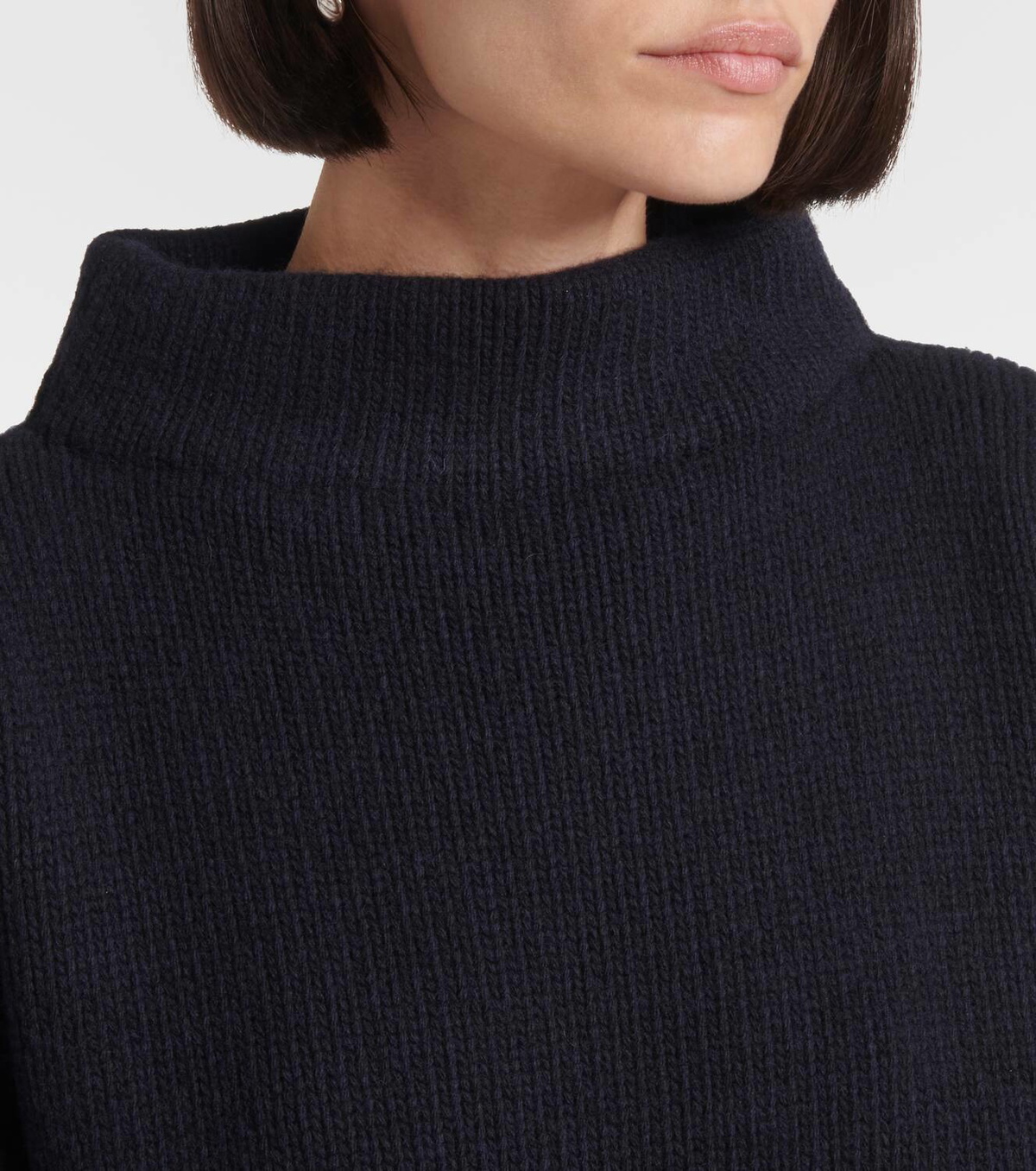 Max Mara Gene embellished virgin wool hoodie