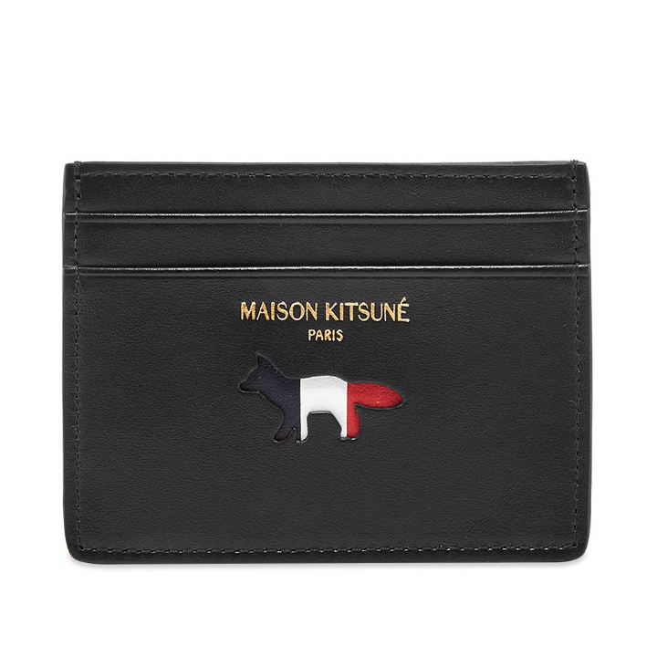 Photo: Maison Kitsuné Tricolor Leather Card Holder