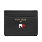 Maison Kitsuné Tricolor Leather Card Holder