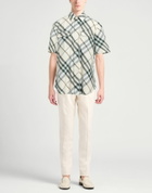Burberry Mens Shirt Dark in Green