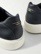 Officine Creative - Slouch 001 Full-Grain Leather Sneakers - Blue
