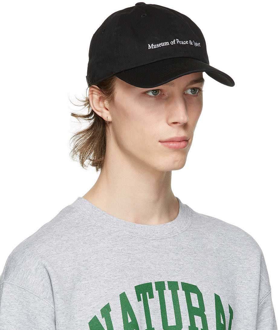 Museum of Peace & Quiet Black MOPQ Cap