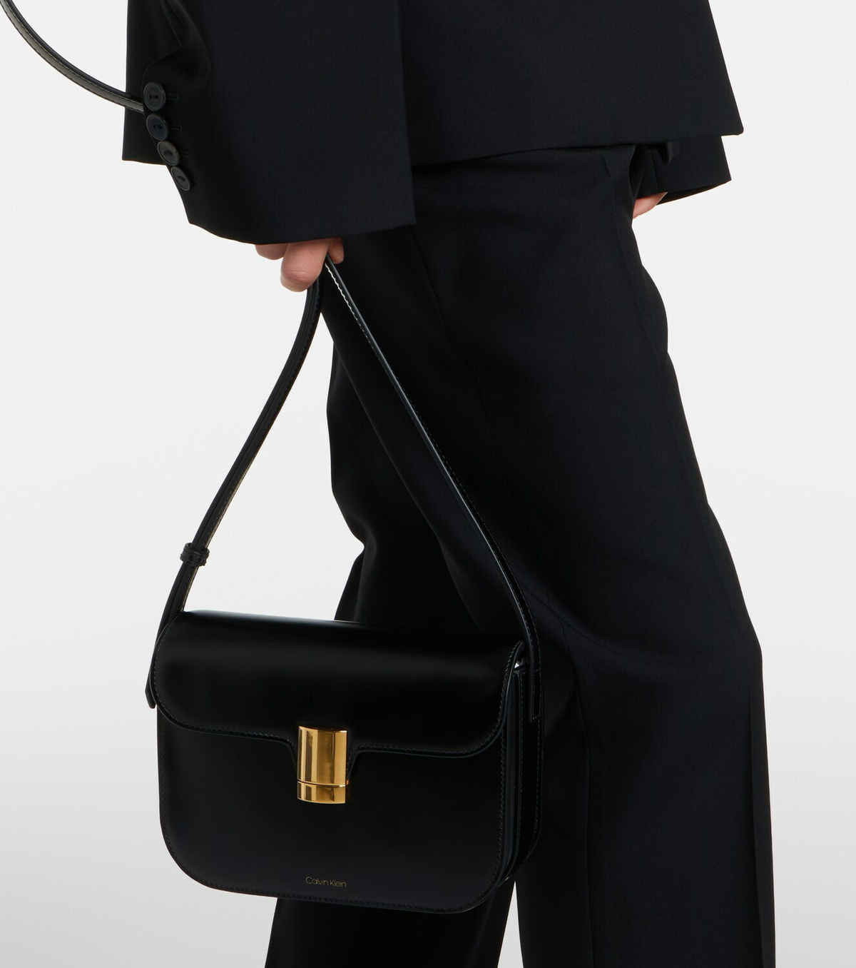 Calvin Klein Collection Tilla Small leather shoulder bag