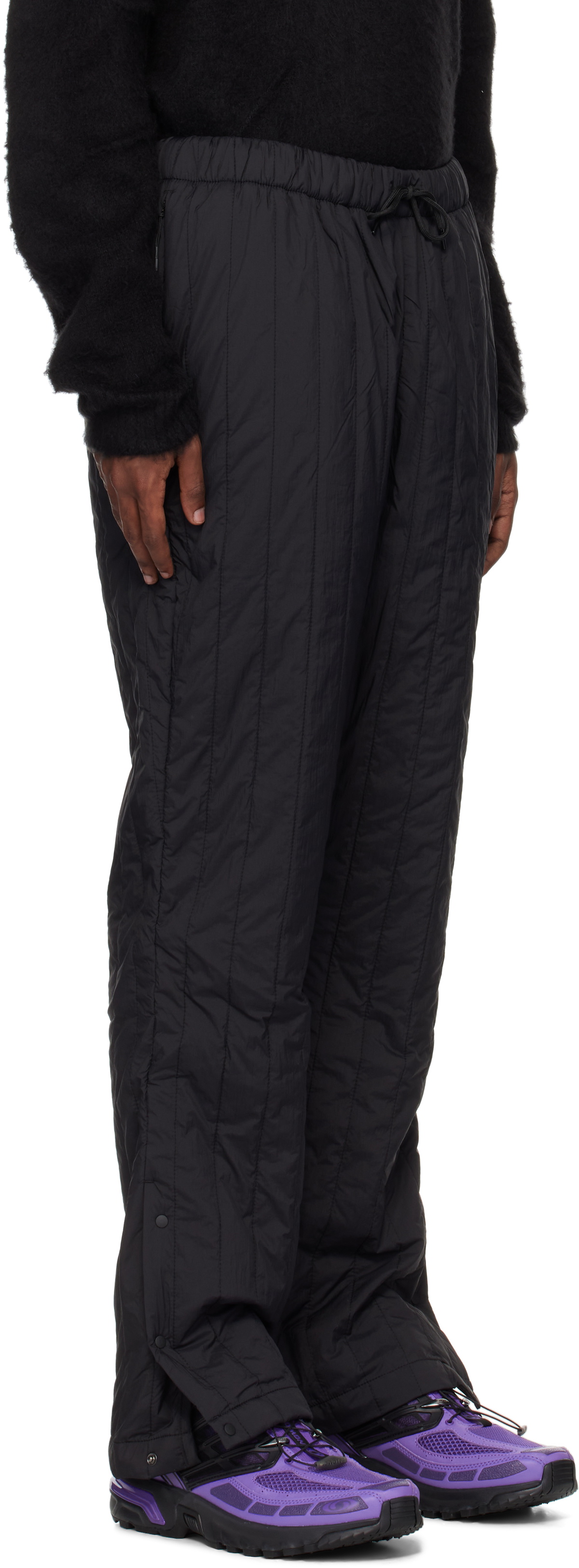 RAINS Black Banja Liner Regular Sweatpants